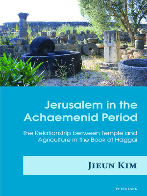 cover image of Jerusalem in the Achaemenid Period